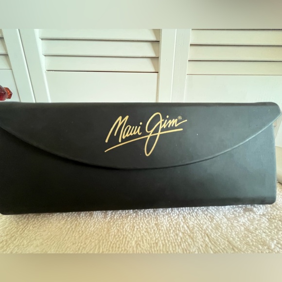 Authentic Maui Jim Polarized Aviator Sunglasses MAVERICKS with Tri~Fold case - Picture 6 of 10